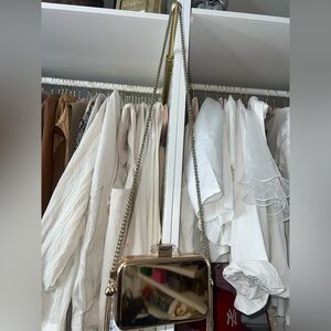 Zara Gold Chain Box Bag